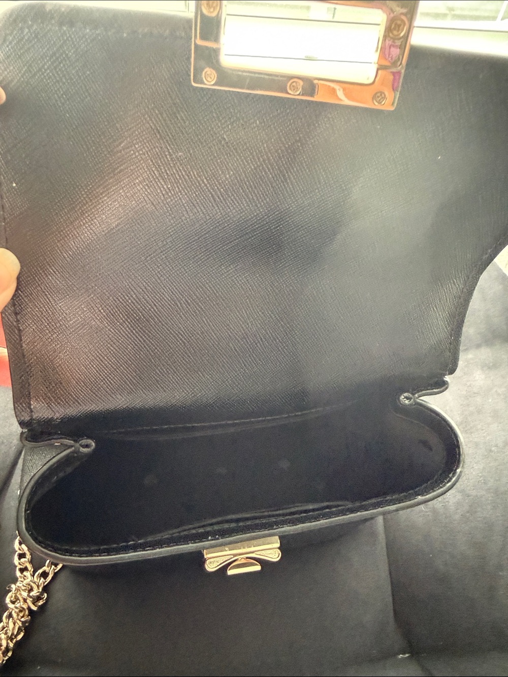 kate spade Black Crossbody Top-Handle Bag with Gold Hardware - Picture 3 of 4